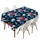 Jacquard Table Cloth Digital Printed Polyester Festival Fancy Tablecloth Jacquard Design Table Cloth