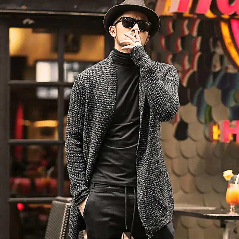Oem-suéter De Manga Larga Para Hombre,Cárdigan De Estilo De Tracción,Ropa De  Moda Gruesa Y Cálida,2021 - Buy Suéter Cárdigan Largo Para Hombre,Suéter  Cárdigan Elegante Para Hombre,Suéter Cárdigan Negro De Manga Larga Product