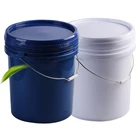 Plastic Bucket Pail High Quality 20L 30L 35L Glue Paint Plastic Bucket PP Bucket 5 Gallon Pail With Plastic Handle Lid
