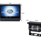Recorder Bus Truck Trailer Rearview 360 Video AHD HD Night Vision 1080p Car Cabin Camera Blackbox Dvr Dashboard Recorder
