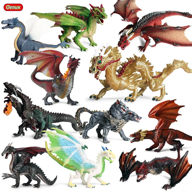 Oenux Wholesale Pvc Animal Toys Action Figures Flying Magic Dragon  Dinosaurs Chinese Dragon Model Xmas Gift Collection Decor Toy - Buy Animals  Model,Flying Magic Dragon Dinosaurs Chinese Dragon Model,Plastic Dinosaur  Figures Product
