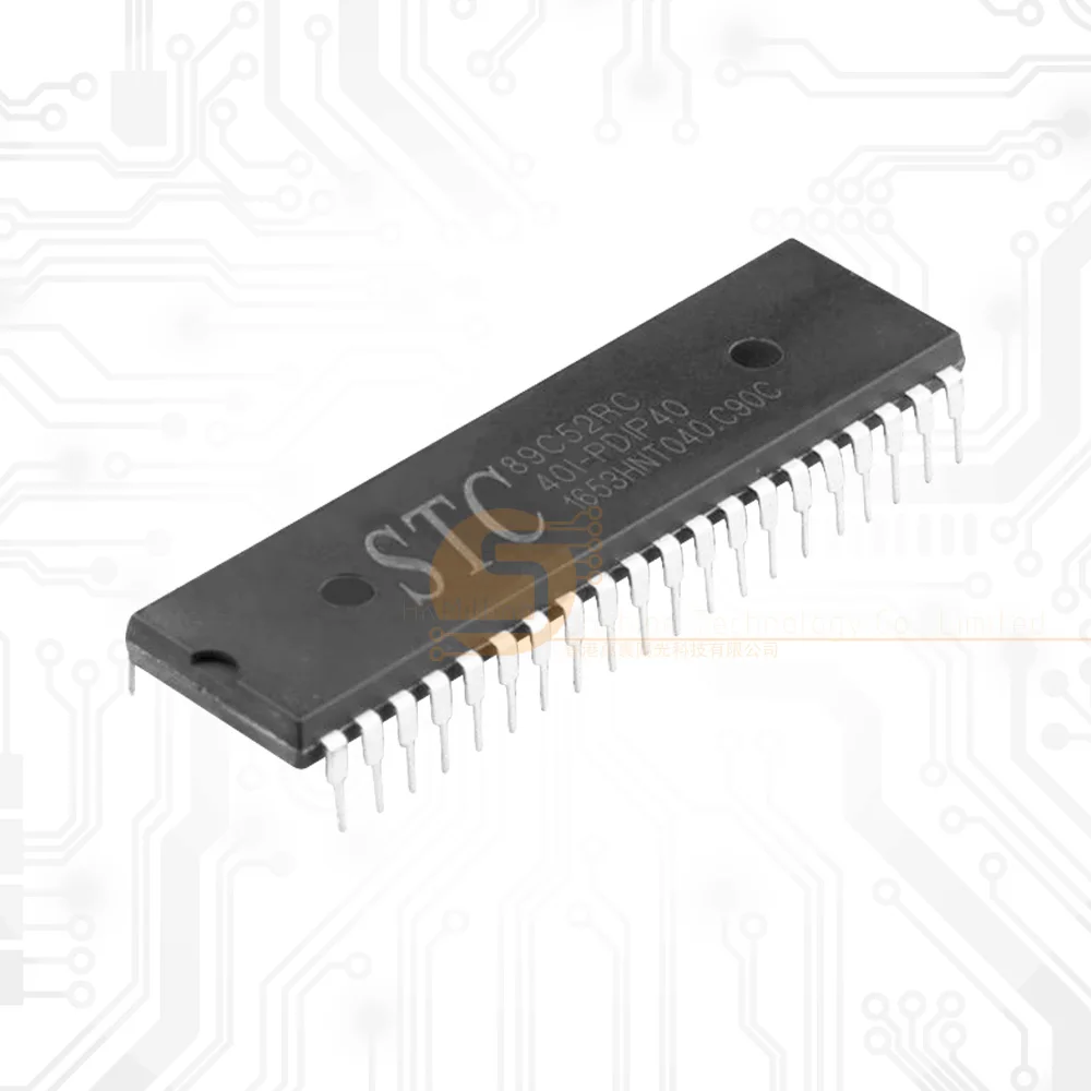 product stc89c52rc 40i pdip40 8051 microcontroller 40mhz development board educational kit-0