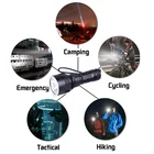 Led Torch Light Led Best Selling Big Head High Power Rechargeable LED Torch Electroshock Flash Light