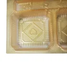 Plastic Tray Plastic Plastic Blister Thermoformed Gold Moon Cake Packaging Tray Custom