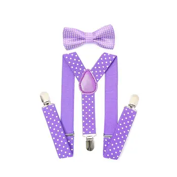 Y Back Suspender and Bow Tie Set for Baby Toddler Kids Boys Girls Children New