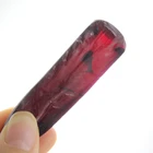 Ruby Uncut Gemstone Material Complete Boules Shape Imitation Ruby Rough