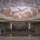 Led Custom Made Modern LED Big Hotel Banquet Hall Lobby Chandelier Ceiling Light