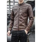 Leather Jackets Jacket Stocks Zipper Fashion Fur Trench Leather Jackets Coats Mens Leather Baseball Jacket