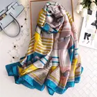 Ladies Floral Flower Scarf Beautiful Women Shawl Stole Wrap Scarves