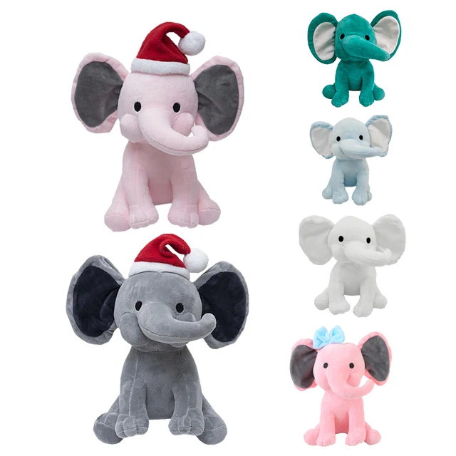 christmas elephant plush