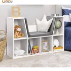 Bookcase 2020 New Fashion Design Black Bookcase Children Bookcase Large White Bookcase