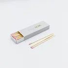 Match Matches Cigar Matches Custom Logo Luxury 3.8inch Cigar Box Match Pink Head Wooden Long Safety Matches