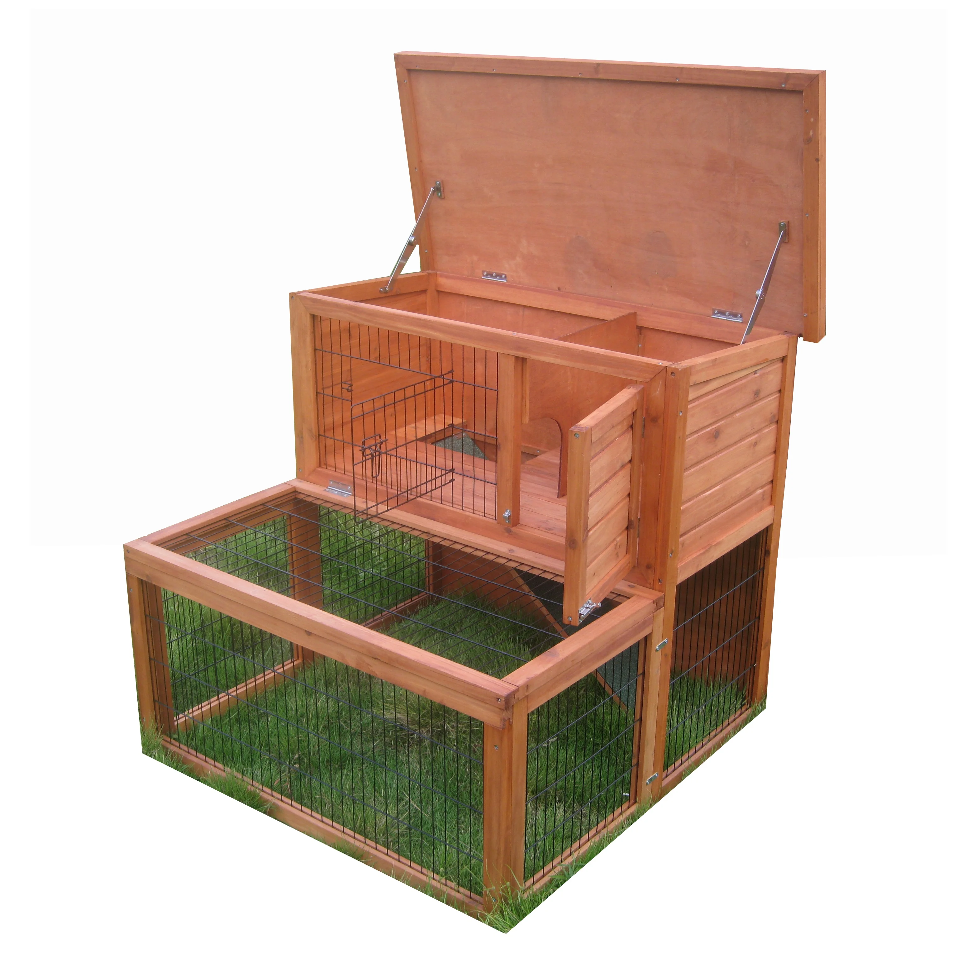 painted rabbit hutch