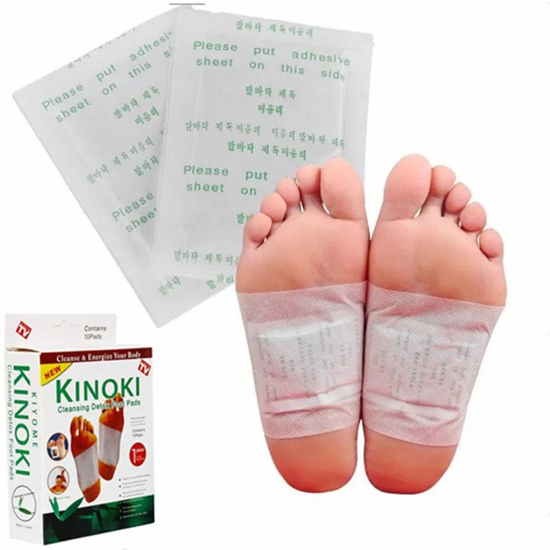 New Packaging Kinoki Cleansing Detox Foot Pads 10 Pack All Natural And