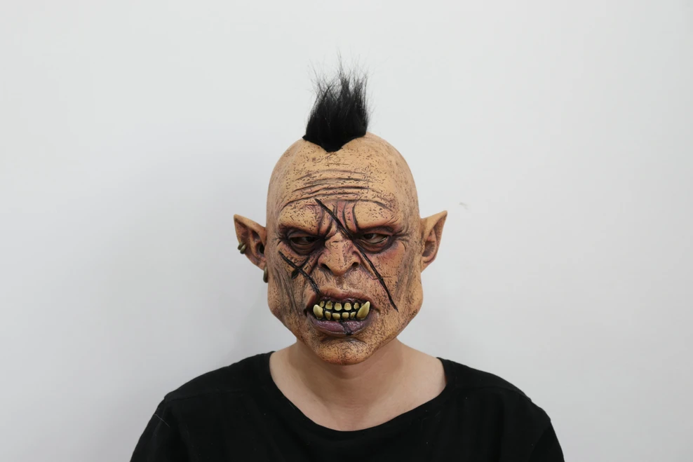 High Quality Halloween Scary Custom Latex Realistic Cosplay Novelty Horror Party Mask