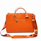 Business Bag Top Grain Leather Laptop Sleeve Case Cover Bag