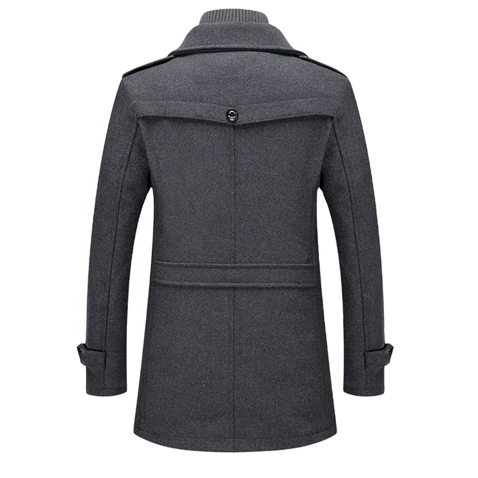 Hot Sale New Style Autumn And Winter Woolen Men Coat Elegant Man Coats And Jacket Fashion Long Coat For Men