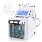 Machine 7in 1 Hydra Dermabrasion Oxygen Jet Peel Machine H2o2 Oxigen Facial Machine With Led Mask