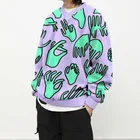Clothing Sweat Shirt Soft And Comfortable Fabric Designers Clothing Mens Printed Crewneck Pullover