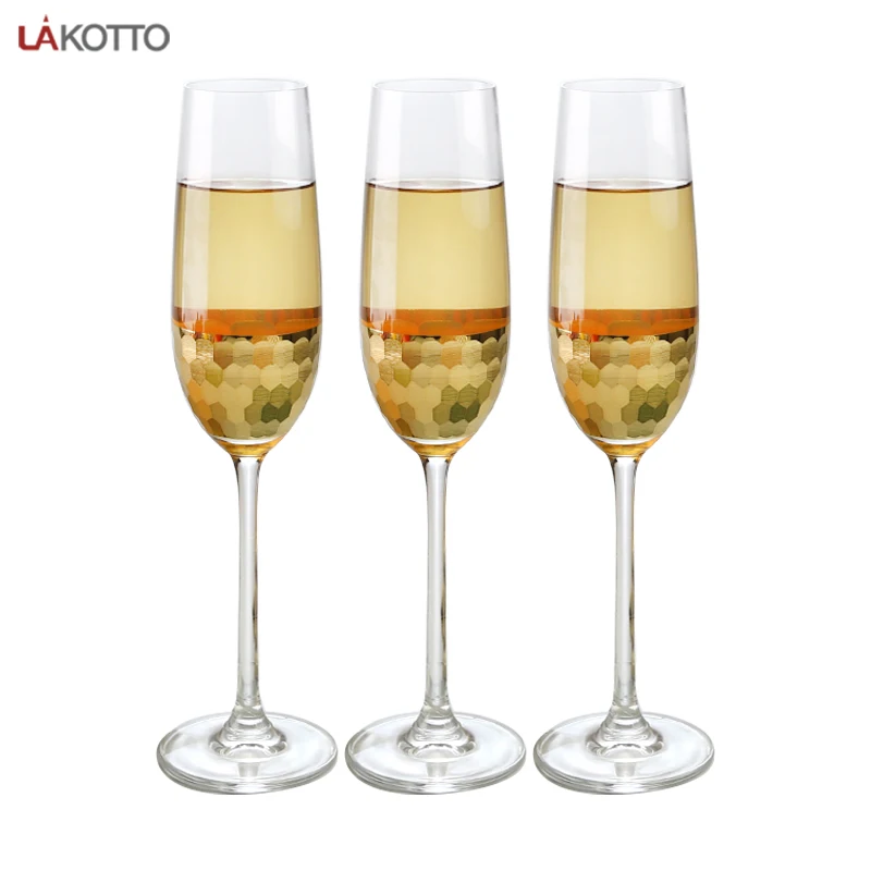 250ML Wholesale Custom Tone Hammered Design Variety Champagne Glass Red Wine Glass Goblet For Parties