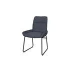 Frame Chairs Powder Coating Frame Dinning Room Furniture Modern Cheapest Metal Leg Frame Fabric Dining Chairs