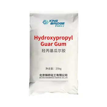Fast dissolving hydroxypropyl guar gum powder