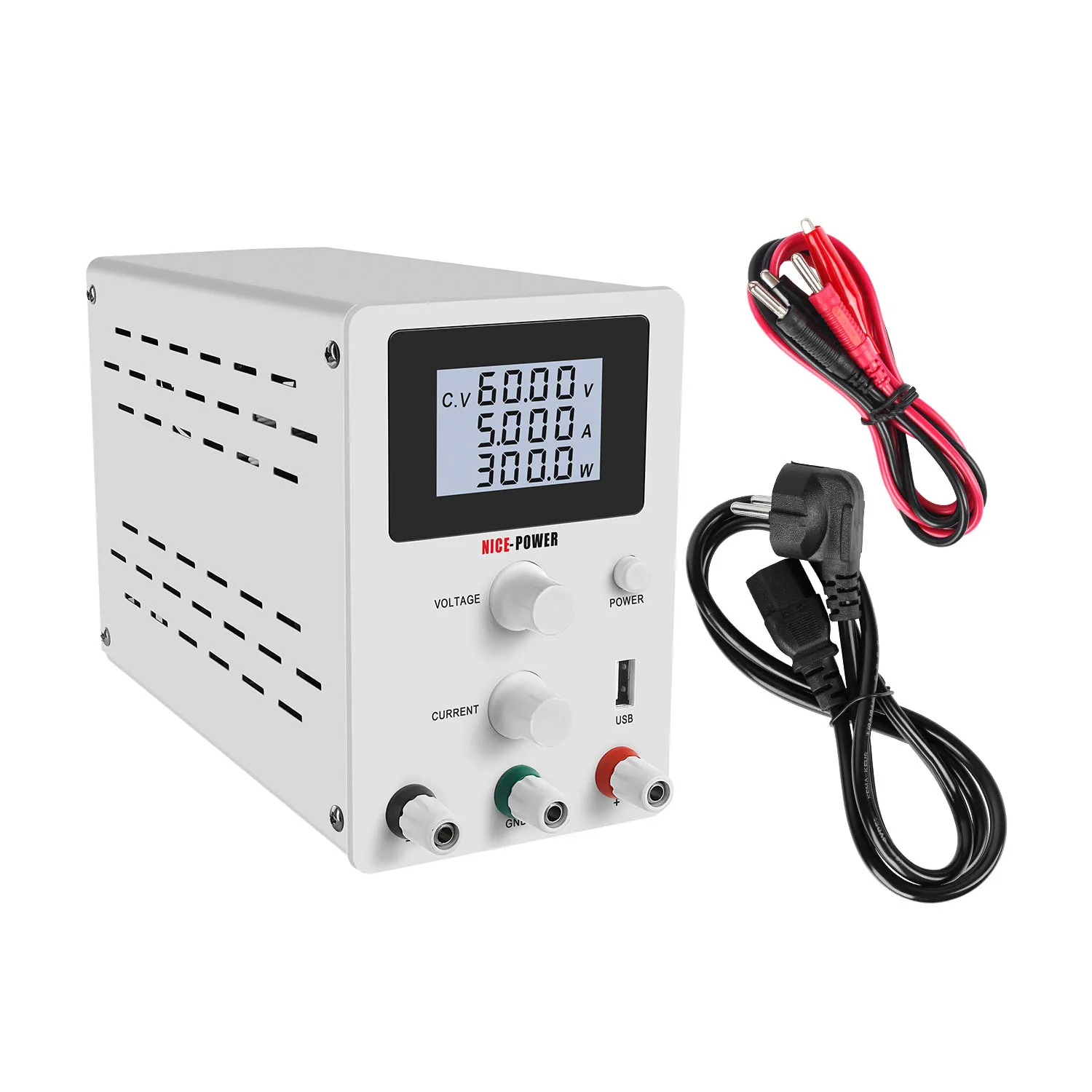 TekPower TP6005E DC Adjustable Switching Power Supply 60V 5A  Digital Display 