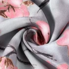 Garment High Quality Digital Print Silk Fabric 100% Pure Silk Crepe De Chine For Garment Bedding Tops Scarf