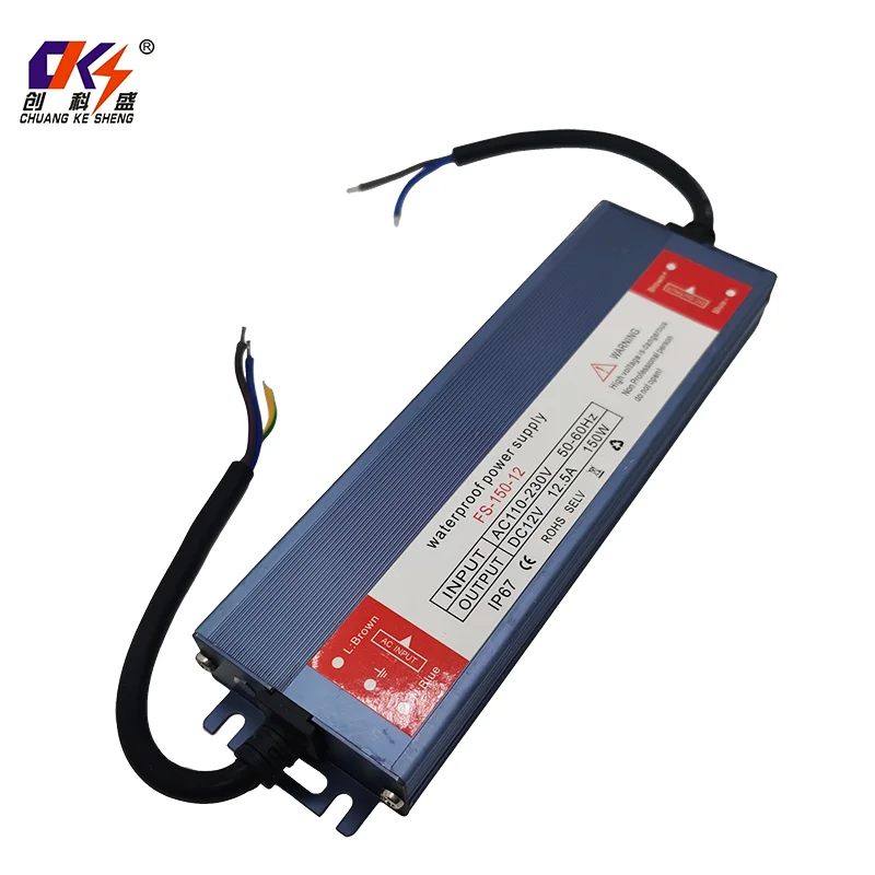 product cks 12v ip67 waterproof power supply series 5a 83a 125a 167a 25a 333a ac to dc60w 400w aluminium transformer for outdoor led-11