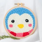 Wholesale Punch Needle Diy Craft Embroidery Kit Sewing Set Hand Knitting