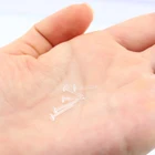 Earring Plastic DIY Earring Accessories Plastic Ear Needle Flat Earring Transparent Simple Invisible Resin Earring Post