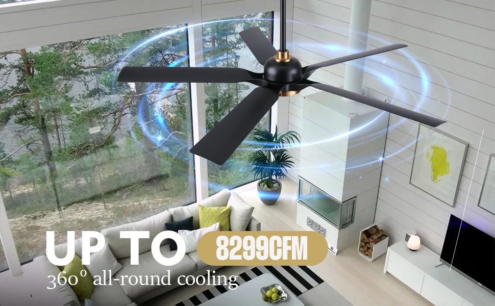 Airflow Bldc Motor, Waterproof, ABS, 8299CFM, Ceiling - detail 8