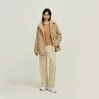 Coat Women Wool Women Coat Naivee Casual Sports Series Winter Thick Wool Fleece Coat Jacket Women Ladies Oversized