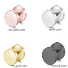 Jewelry Barbell Body Piercing Jewelry Stainless Steel Round Shape Barbell Earrings