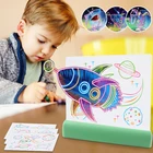 Kids Board Art Kids Educational Toys Learning Erasable 3d Magic Pad Led Writing Board For Art Magic Pad