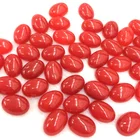 Red Oval Red Cabochon Oval China Manufacturer Loose Natural Red Jade Oval Cabochon Stone Red Jade Oval Cabochon For Ring