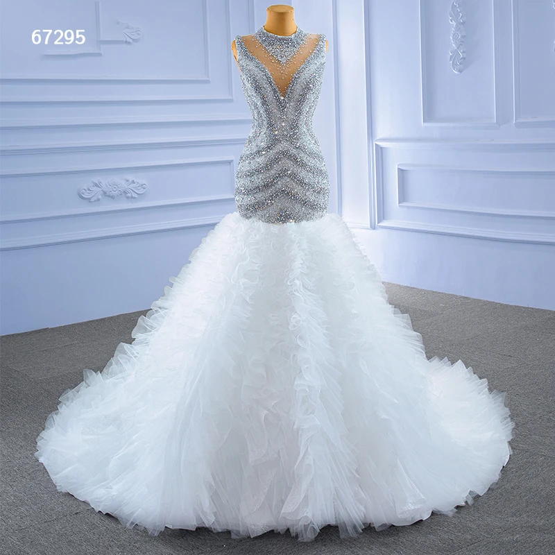 cheap mermaid wedding dresses with bling