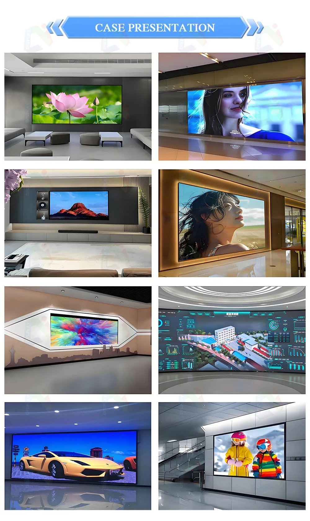 2025 Smart LED Display Screen High Brightness Indoor P1.86mm Fixed LED Video Wall for Concert Background Shopping Malls Screen supplier