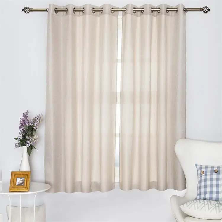 China factory supply custom 100% polyester hotel European style curtain for living room bedroom