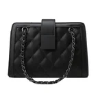 Handbags Stock Ladies Handbags Rhombus Check Pu Fashion One-shoulder Underarm Bag Ladies Messenger Bags