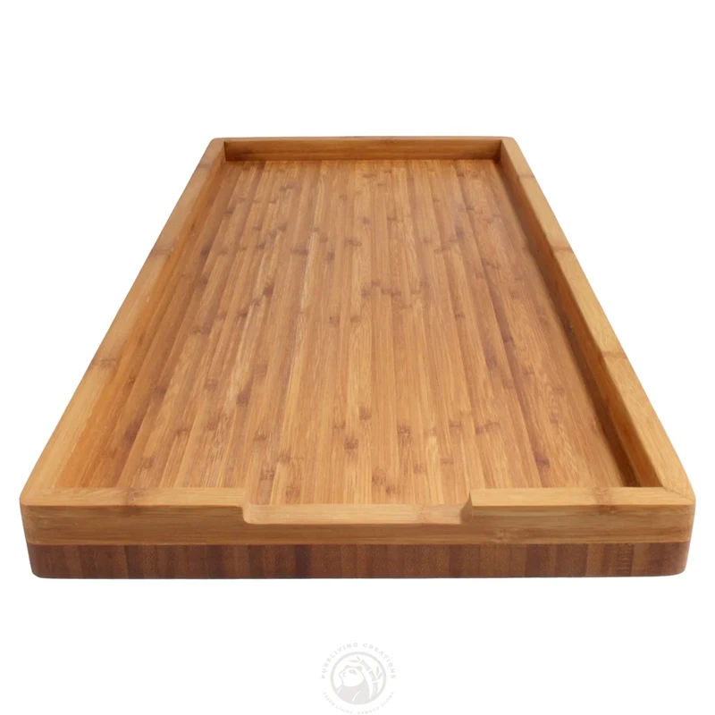 Bamboo Cutting Board Stove Cover Cook Noodle Board Wood Stove Top Wooden Cover with Handle for Kitchen