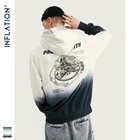 Clothing INF Men Clothing Tie-Dye Autumn Hoodies Oversized Loose Fit Streetwear Hoodies Cotton