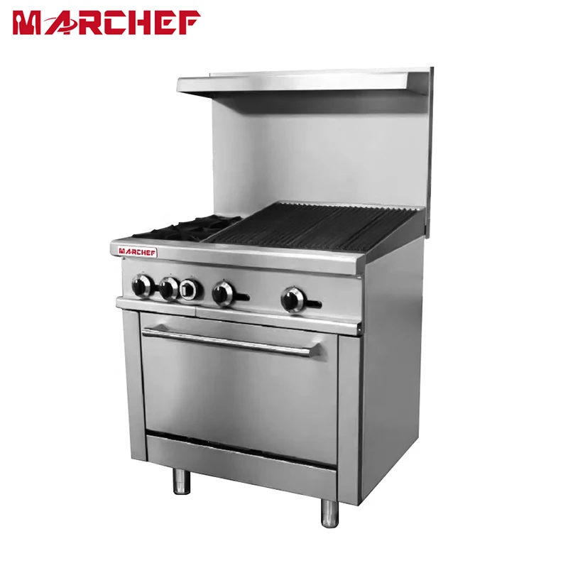 2 burner gas cooker with oven