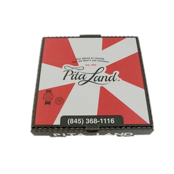 Quality Wholesale Custom Print Kraft Paper Packaging 33 Cm Takeaway Pizza Box