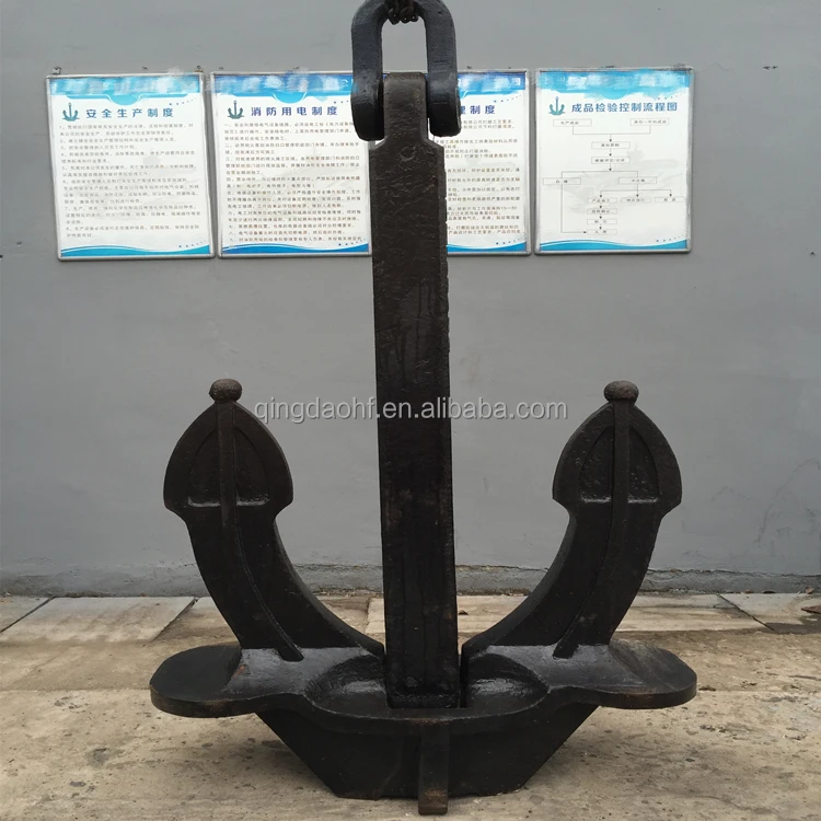 Heavy Duty Black Marine Admiralty Stockless Marine Stockless Bower