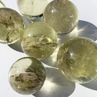 Citrine Wicca Suppliers Wholesale Healing Real Brazilian Citrine Sphere Crystal Citrine