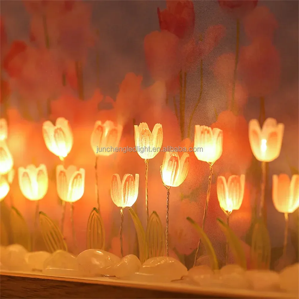 diy 3d photo frame tulip night light