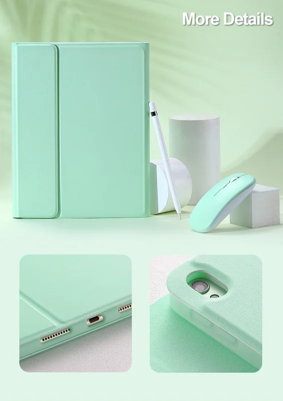 Portable for IPad Keyboard Case for Teclado Para Ipad Air 4 9th 8th 7th 10.2 11 Inch Custom Keyboards Mouse Cover