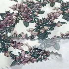 Floral New Fashion Woven 50D 100% Polyester Silk Chiffon Fabric Chiffon Floral Printed Fabric For Dress