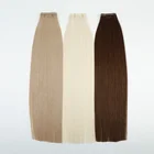 Weft Hair Extensions Wholesale Russian Remy Flat Weft Hair Extensions Double Drawn Flat Weft Hair Extensions